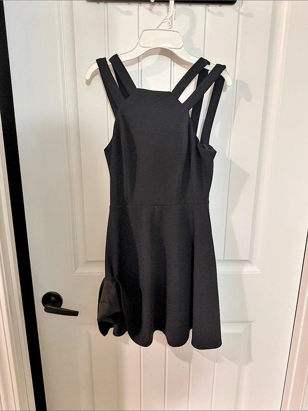 B. DARLIN Black Mini Dress Size 5/6 Like New